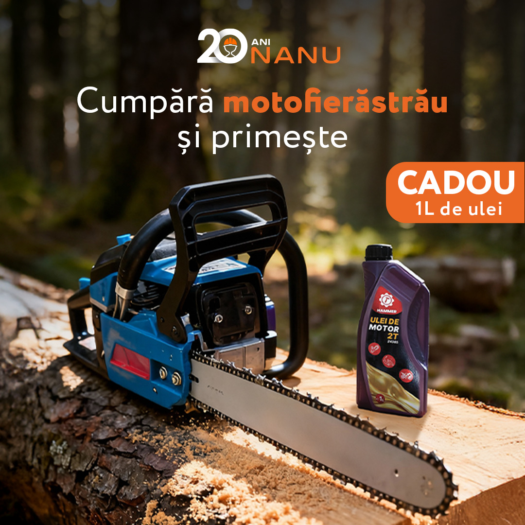 КОМБО СЭТ: Купи любую бензопилу и получи 1 литр масла В ПОДАРОК!